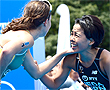 The bronze medal was awarded to Japan's own Ai Ueda at World Triathlon Series Yokohama