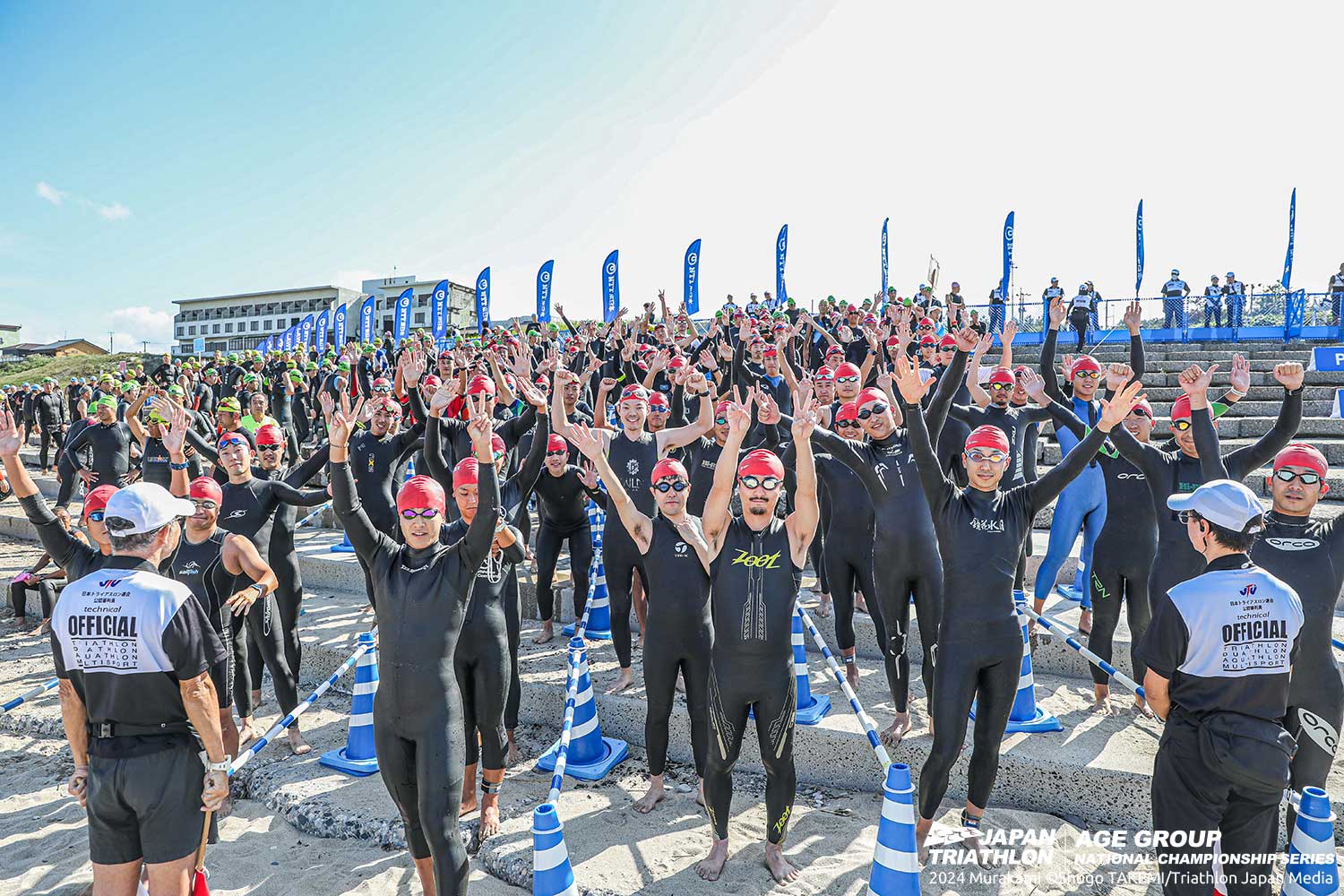 2024JTUエイジNCSスタンダード】2024村上・笹川流れ国際トライアスロン