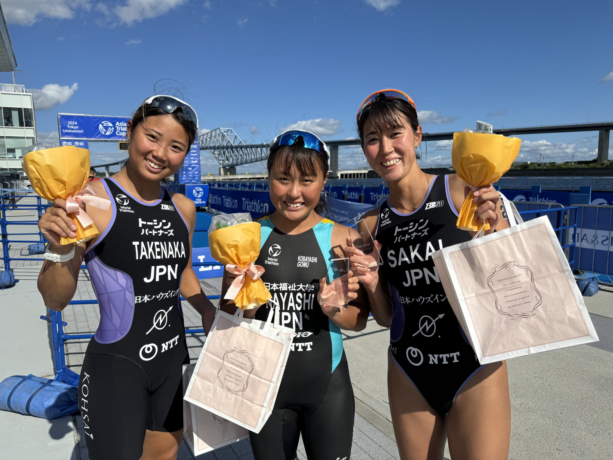 林愛望優勝！アジアトライアスロンカップ（2024/東京・海の森）結果