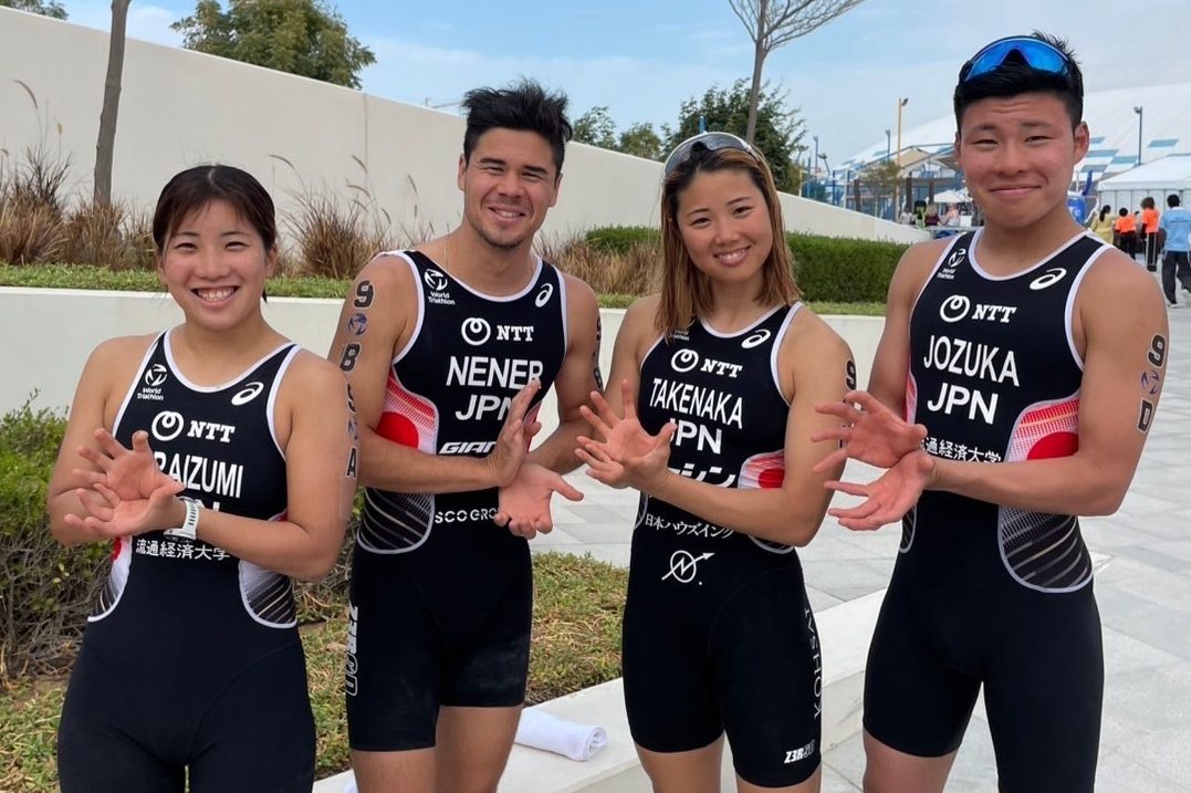 ミックスリレー日本チーム7位入賞！ワールドトライアスロン