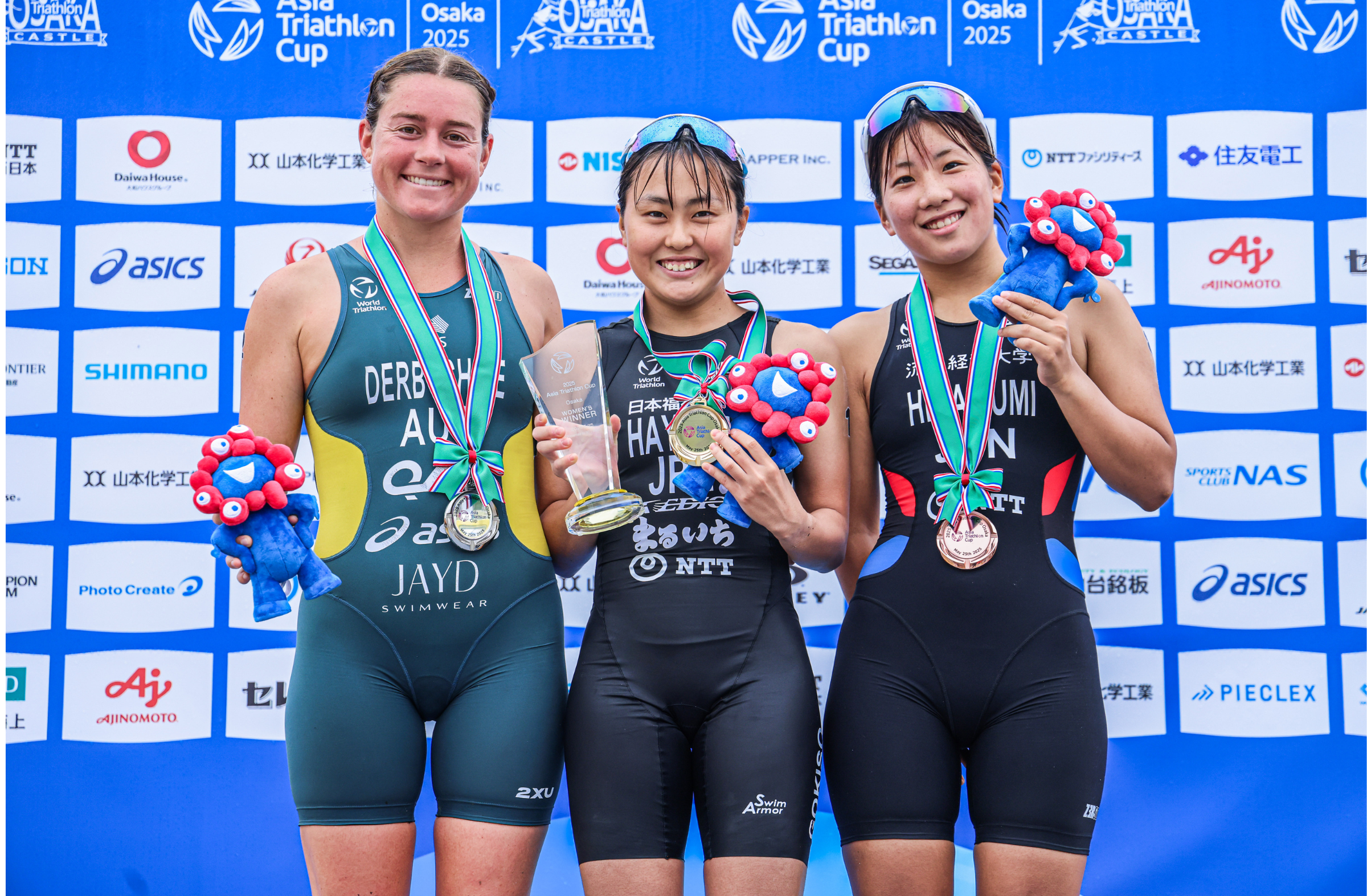 林愛望・安松青葉優勝！アジアトライアスロンカップ（2025/大阪城