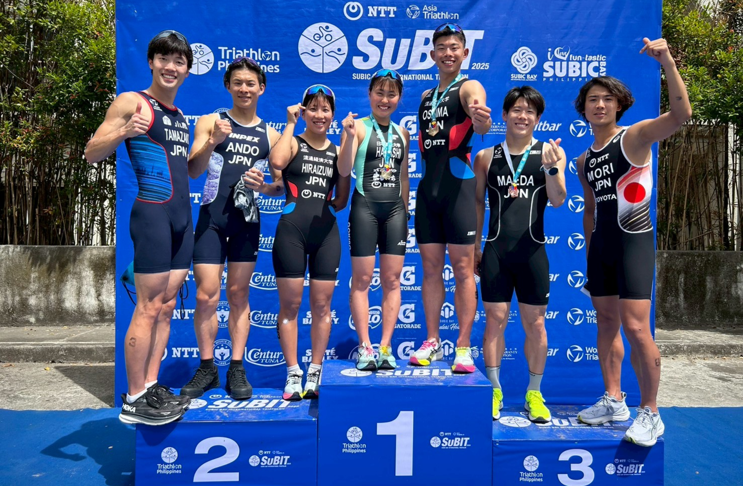 林愛望・大島拓人優勝！アジアトライアスロンカップ（2025/スービック