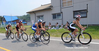 男子バイク第1集団